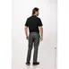 Chef Works SHC08-BLK-L Men's Seersucker Cook Shirt, Large, 65/35 Poly/Cotton, Black, Short Sleeve 2 image