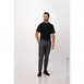 Chef Works SHC08-BLK-M Men's Seersucker Cook Shirt, Medium, Black, 65/35 Poly/Cotton 1 image
