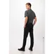 Chef Works SHC08-CHR-3XL Men's Seersucker Cook Shirt, 3XL, Charcoal, Poly/Cotton 2 image