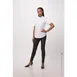 Chef Works SHC08W-WHT-2XL Women's Cook Shirt, 2XL White Poly/Cotton, Short Sleeve Snap Front 1 image