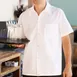 Chef Works SHYK-WHT-XS Utility Shirt, Short Sleeves, White, XS, 65/35 Poly/Cotton 1 image