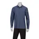 Chef Works SKL001-IBL-L Men's Detroit Cook Shirt, Large, 100% Cotton Denim, Indigo Blue 1 image