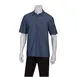 Chef Works SKS002-IBL-3XL Men's Cook Shirt, Short Sleeve, Indigo Blue, 100% Cotton Denim, 3XL 1 image