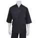 Chef Works SUBK-BLK-LXL Unisex Sushi Coat, Large, Black, Cotton/Poly Twill, 3/4 Sleeve 1 image