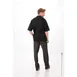 Chef Works VSSS-BBK-3XL Chef Coat, Black 3XL Short‑Sleeve, 65/35 Poly‑Cotton Twill, Vent™ Panels 2 image