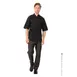 Chef Works VSSS-BBK-3XL Chef Coat, Black 3XL Short‑Sleeve, 65/35 Poly‑Cotton Twill, Vent™ Panels 1 image