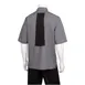 Chef Works VSSS-GBC-XL Valais Chef Coat, Short Sleeve, Gray/Black, XL, Cotton Twill, Vent Back 1 image