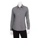 Chef Works WPDS-GRY-XS Women's Gray Cook Shirt, XSmall, Poly/Cotton, Long Sleeves, 2 Front Pockets 1 image