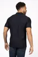 Chef Works Z650-BLK-M Men's Cook Shirt, Medium, 100% Polyester, Black, Polo Style 2 image