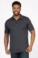 Chef Works Z650-IGY-XS Men's Collared Polo Cook Shirt, XSmall, 100% Polyester, Iron Gray 1 image