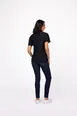 Chef Works Z650W-BLK-M Women's Medium Black Polo Cook Shirt, 100% Polyester 2 image
