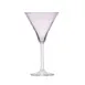 Libbey 7402/AG8N1P Martini Glass, 9.5 oz Blush Linear, Stem, Height 8" Diameter 4 3/8" - 12/Case 1 image