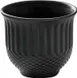 Libbey 802530841000204 China Cup, 3 oz (2-5/8" dia. x 2-1/4" H), Coal Pine - 6/Case 1 image