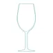 Reserve by Libbey 9232 Contour Wine Glass, 18" oz, HD2 Rim, Stemmed, 8-7/8" H x 3-1/2" D - 12/Case 1 image