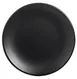 Libbey DRI-1-O - 6" Round Coupe Rim Porcelain Plate Onyx Satin Matte Finish - 24/Case 1 image