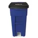 Rubbermaid 1971943 Mobile Trash Receptacle 2 image