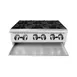 Atosa USA ATHP-36-6-LP 36" Countertop LP Gas Hotplate w/ (6) Burners, Manual Controls, 150.000 BTU 7 image