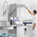 Hobart AM16T-BAS-2 36.5" Door Type Dishwasher, 60 Racks/Hr - 40.2 Gal/Hr - High Temp w/Booster 8 image