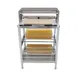 Hobart W32ES-1 Hand Wrap Station, 2‑Roll Film (20"×8"), LED, Height 33‑39", 8×15" Seal, Stainless, 115V 1 image