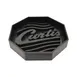 Curtis WC-5686-P Octagon Plastic Drip Tray, Black, 12" x 12" (30 cm) Size Kitchen Beverage Accessory 1 image