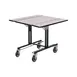 Forbes Industries 4971-WDS Service Table - 35-1/2" x 39" Rect Top, 1" Plywood, Wood, 4 Casters 1 image
