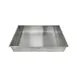 GET ST11610010 Strata Ice Well - 4.125" Deep Rectangular Stainless Steel Ice Display Bar 1 image