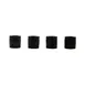 GET ST11612102 Strata Replacement Feet for Base & Deck, 3/4" x 3/4", Black - 4/Set 2 image
