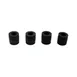 GET ST11612102 Strata Replacement Feet for Base & Deck, 3/4" x 3/4", Black - 4/Set 3 image