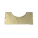 Micro Matic DP-CER-1508-SSPVD Drip Tray, 15" W x 8-1/8" Dia., Aluminum, Fits CT-400 and CT500 1 image