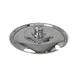 Spring USA 375-61/6SC Soup Tureen Cover Notched, 9-7/8" Dia., 6 Qt., Stainless Steel Sapphire Chrome 1 image