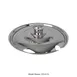 Spring USA 375-61/6TG Tureen Lid, Notched, 9-7/8" Dia., 6-Qt., 18/10 Stainless Steel, Gold Accents 2 image
