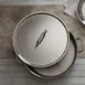 Spring USA 460-61/40 Cover – Paella Pan (8460-60/40A), 15‑3/4" Round Flat Stainless Steel Lid 2 image