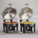 Spring USA E382-8 Seasons Stand, Round Titanium Chafing Stand for Server 2472, 2382 & 3372‑6/36 2 image