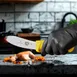 Victorinox 5.7908.12 Skinning Knife, 5" Blade, Yellow Fibrox Pro Plastic Handle, Slip‑Resistant NSF 1 image