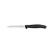 Victorinox 6.7733 Paring Knife 4" Serrated Spear-Point Black Poly Handle High Carbon Stainless Steel 1 image