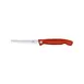 Victorinox 6.7801.FB Paring Knife - 4" Rounded Blade, Red Plastic Handle, Carbon Steel, Foldable 3 image