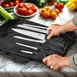 Victorinox 7.4012-X11 - 7‑Piece Black Cutlery Set, Fibrox Handles, HighCarbon Steel Blades, Bag - Set 2 image