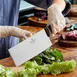 Victorinox 7.6059.17 Chinese Cleaver Knife, 8" x 3" Straight Blade, Black Polypropylene Handle 2 image
