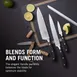 Victorinox 7.7243.3 Grand Maitre 3‑Piece Knife Set, 3½" Paring, 8" Slicing, 8" Chef’s, Black, Roll Bag 3 image