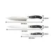 Victorinox 7.7243.3 Grand Maitre 3‑Piece Knife Set, 3½" Paring, 8" Slicing, 8" Chef’s, Black, Roll Bag 7 image