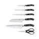 Victorinox 7.7243.6 Grand Maitre Forged 6-Piece Block Knife Set Black Steel Blades, Roll Bag - 1/Bag 1 image
