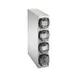 Vollrath K58824 LidSaver3 4‑Compartment Steel Lid Dispenser, 7‑1/8" W x 23‑3/8" D x 31‑5/8" H 2 image