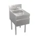 Krowne KR24-18ST 18" Free Standing Underbar Hand Sink Unit with Soap & Towel Dispenser 1 image