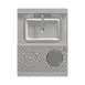 Krowne KR24-MS18 18" Underbar Sink Units, 1 Compartment without Drainboard 3 image