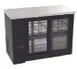 MVP Group KIN48GBB-HC Back Bar Cooler, 48.8" W, Black Exterior, Glass Doors, 33°‑40°F 115V 1 image