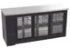MVP Group KIN72GBB-HC Cooler, 72.8" W, Black Exterior, Stainless Top, Three Sliding Glass Doors 1 image