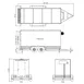 Everidge EMU616CF Mobile Cold Storage Solution Trailer, Cooler/Freezer, 6' W x 16' L, 0°F - 50°F, 4" Insulated Walls, Govi Refrigeration System 8 image
