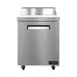 Hoshizaki VSR27A-8 27" 1-Door Sandwich and Salad Prep Table, 8 Pans, Stainless Steel 1 image
