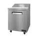 Hoshizaki VSR27A-8 27" 1-Door Sandwich and Salad Prep Table, 8 Pans, Stainless Steel 2 image