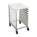 Winholt AL-1810H-ALTOP Mobile Half Size End Load Pan Rack w/ (10) 18" X 26" Pan Capacity 1 image